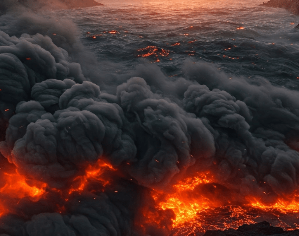 Burning is kinda like&nbsp;drowning